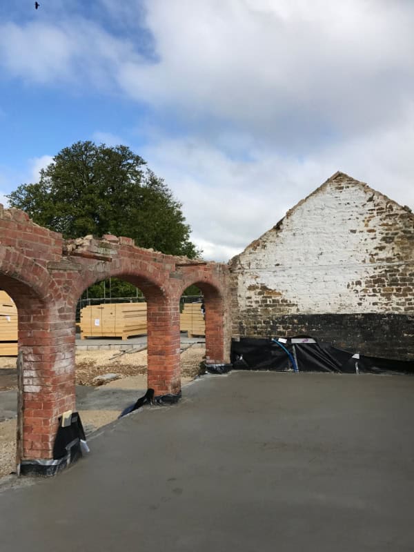 Barleythorpe barn conversion arches